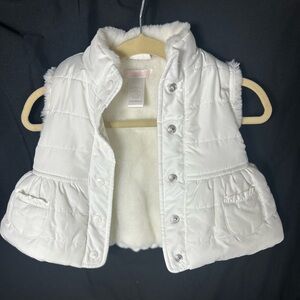 Janie and Jack White Puffer Vest